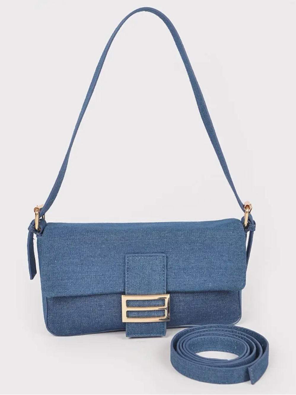 ShopEvelynne Classic Blue Shoulder Bag